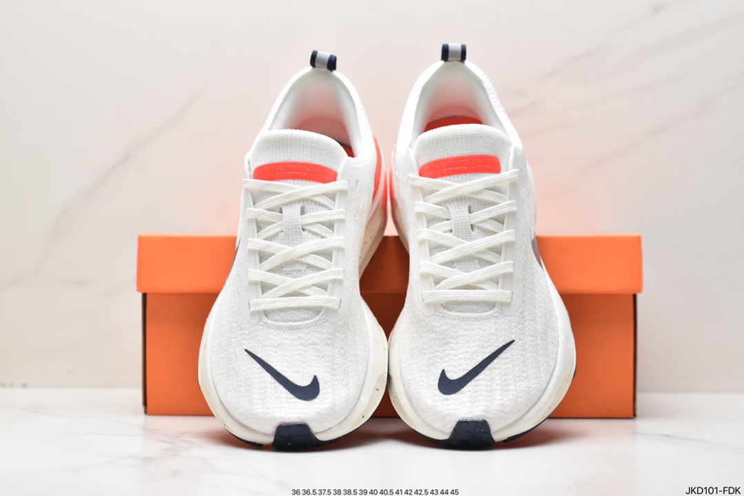 160 耐克NIKE ZOOMX INVINCIBLE RUN FK3 短跑马拉松系带系列轻量休闲运动慢跑鞋 DR2615-101