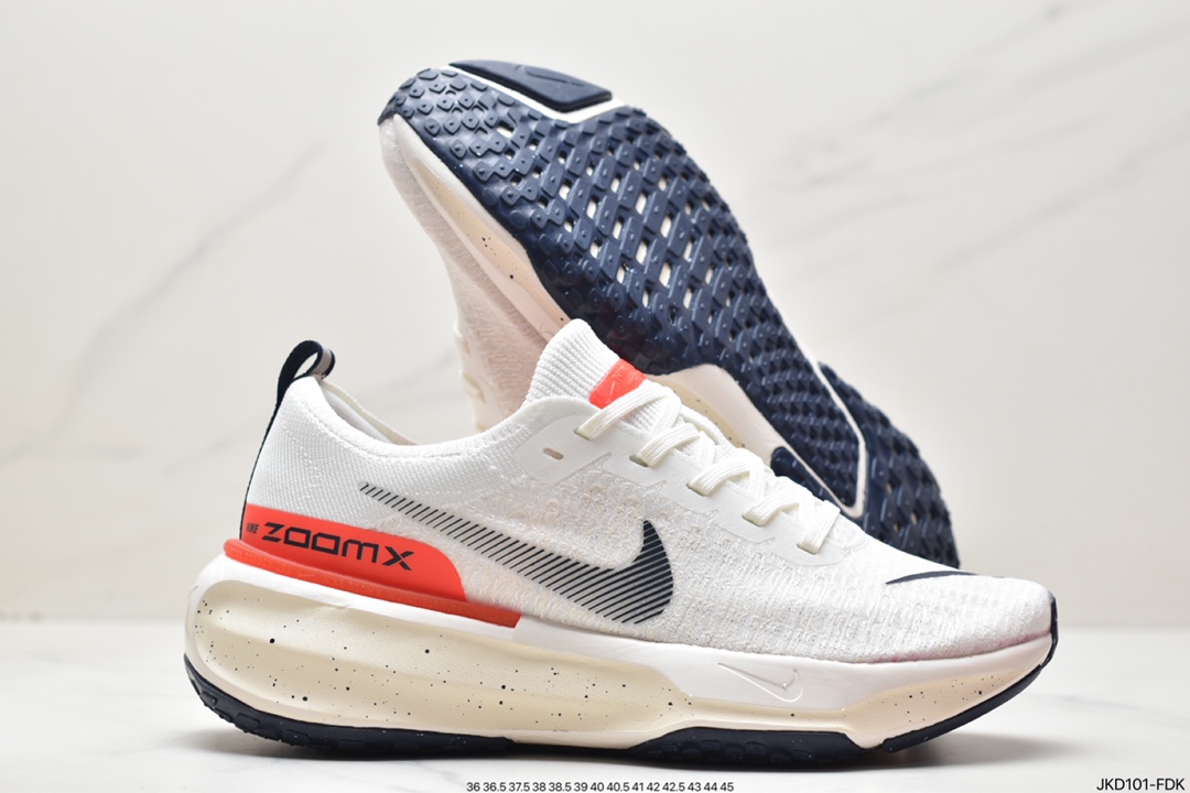 160 耐克NIKE ZOOMX INVINCIBLE RUN FK3 短跑马拉松系带系列轻量休闲运动慢跑鞋 DR2615-101