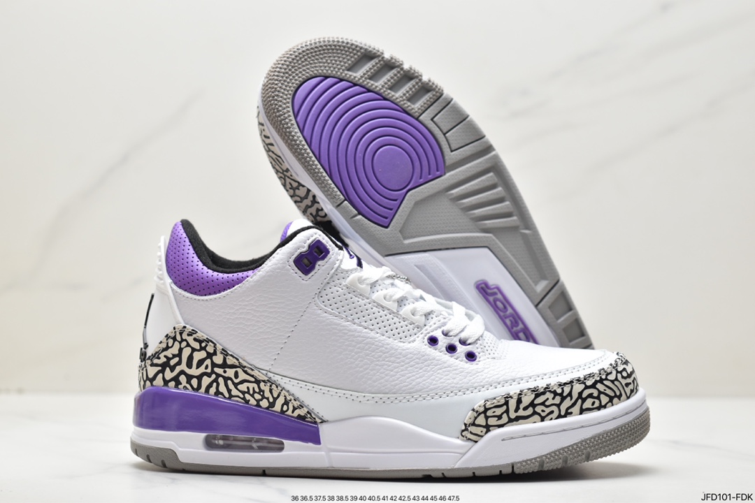 170 耐克Nike Air Jordan 3 RetroDesert Cement"迈克尔·乔丹AJ3代中帮篮球鞋 DM0967-105