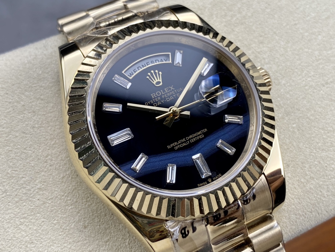 SK厂 劳力士Rolex 双历 星期日志型系列 40mm 自動巻き腕時計