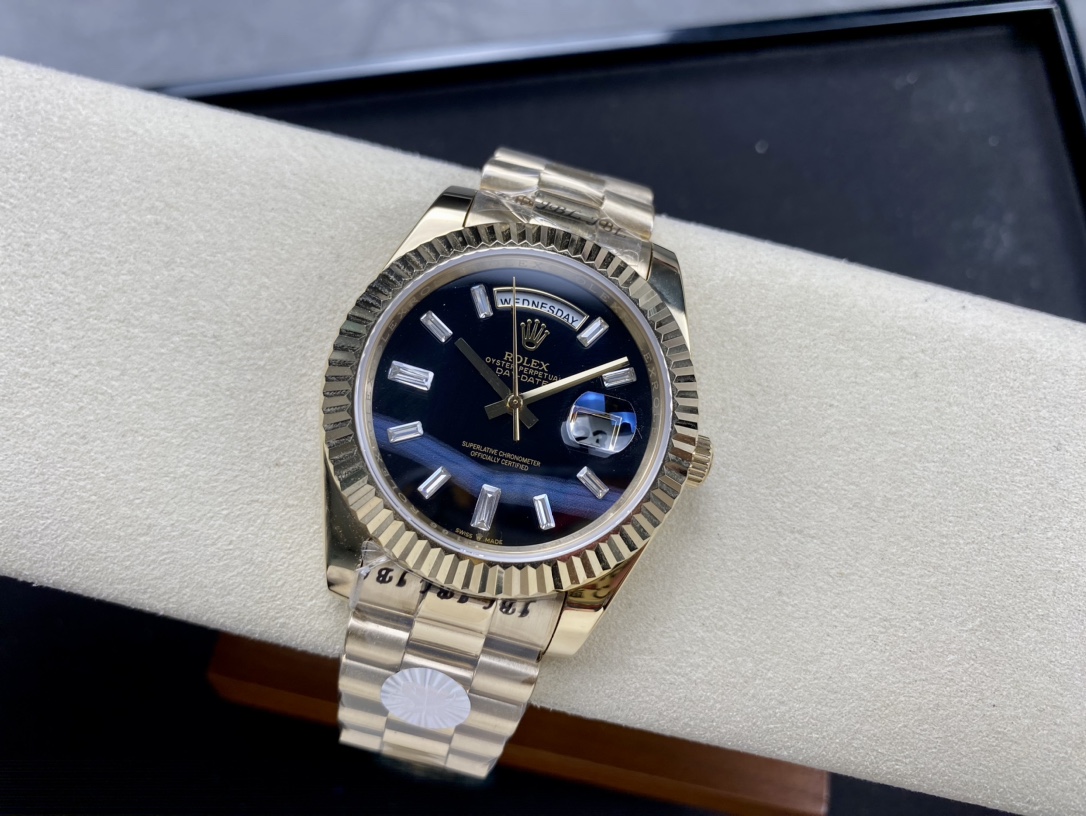 SK厂 劳力士Rolex 双历 星期日志型系列 40mm 自動巻き腕時計