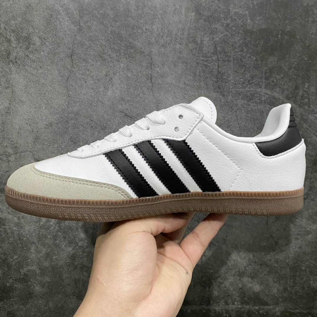 [Pure original] AD Samba OG FT Samba white blackboard shoes B75806