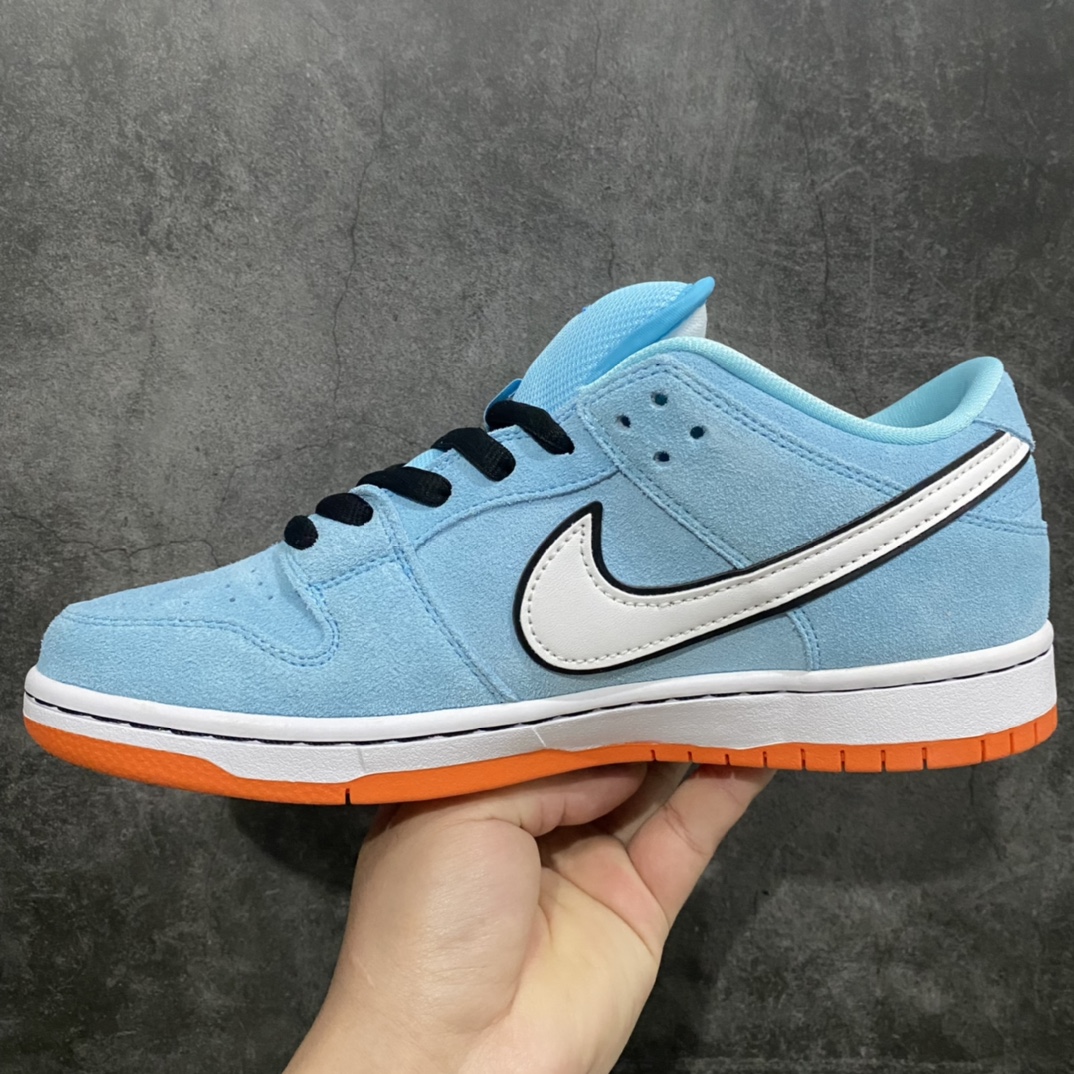 WE CLUB 58 x NIKE SB Dunk Low Pro ”Club 58 Gulf” Dunk Series Low-top Sneakers BQ6817-401