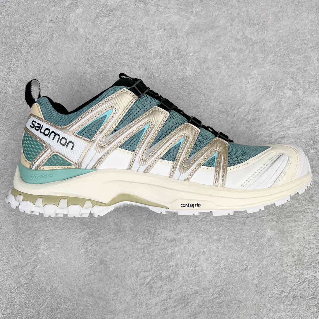 ＃GX/绿X 纯原福利 SALOMON XA Pro 3D ADV 萨洛蒙潮流越野机能户外功能鞋 纯原外贸平台特供订单 耗时半年巨作 全套原纸板楦头开发 原厂特供网布配套加持 确保原汁原味 完美呈现版型 原档数据独家私模五层组合大底 男女鞋同步官方开发至46.5 原装Ortholite轻量化鞋垫 中底布带钢印编号 原厂TPU锁扣 进口港宝加持 后跟自然饱满 还原公司包裹性 鞋面采用SENSIFT贴合技术 全方位贴合包裹脚型 鞋跟部鞋底牵引设计 提供强大的抓地性能 更适应野外崎岖不平的道路 其3D ADVANCED CHASSIS底盘 材料轻量大化 钉齿设计更具稳定性 防护性 鞋底易磨损区运用CONTAGRIP高耐磨材料 应对城市硬质路面长距离跑考验 尺码：36 36.5 37.5 38 38.5 39 40 40.5 41 42 42.5 43 44 44.5 45 46 46.5-选品中心