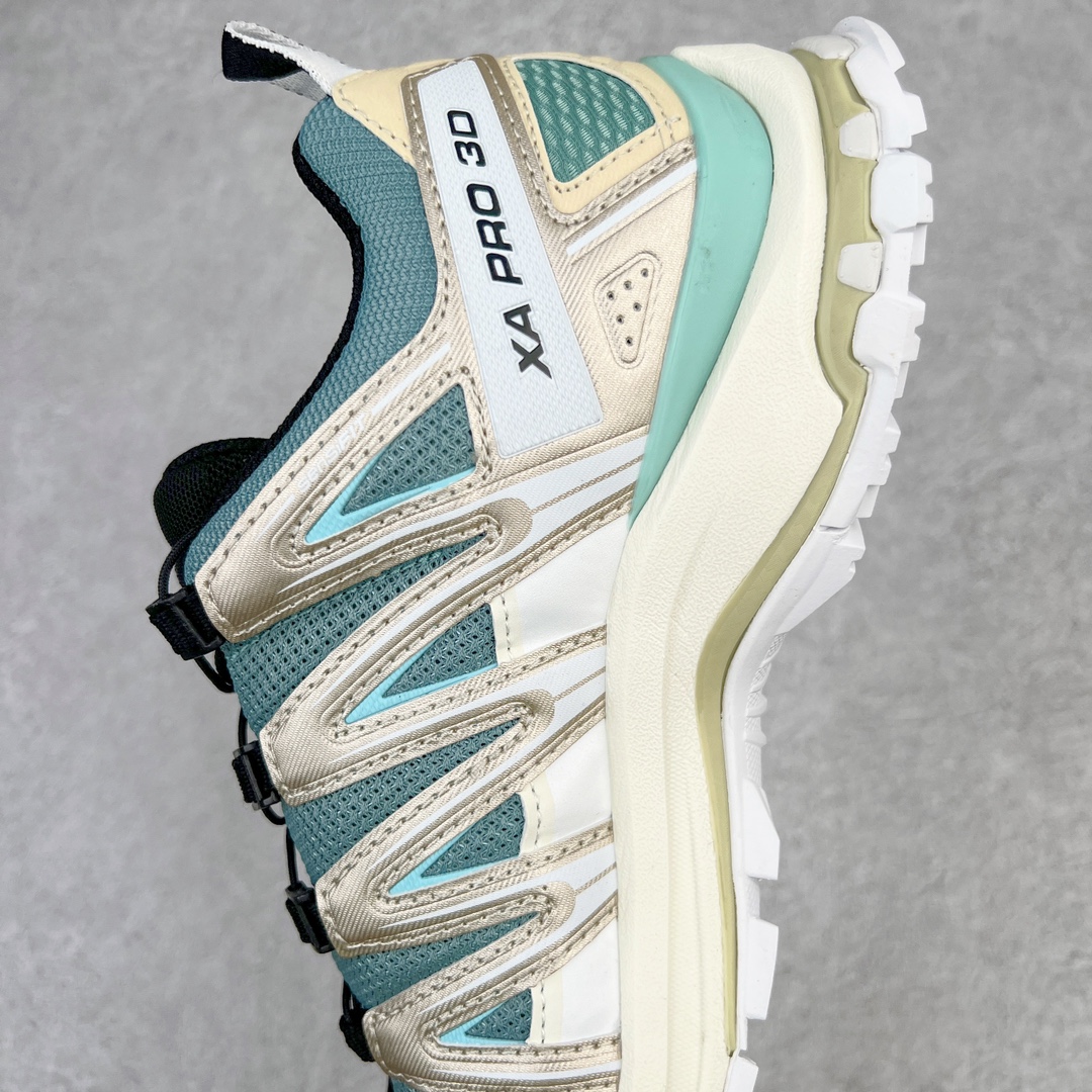 图片[7]-＃GX/绿X 纯原福利 SALOMON XA Pro 3D ADV 萨洛蒙潮流越野机能户外功能鞋 纯原外贸平台特供订单 耗时半年巨作 全套原纸板楦头开发 原厂特供网布配套加持 确保原汁原味 完美呈现版型 原档数据独家私模五层组合大底 男女鞋同步官方开发至46.5 原装Ortholite轻量化鞋垫 中底布带钢印编号 原厂TPU锁扣 进口港宝加持 后跟自然饱满 还原公司包裹性 鞋面采用SENSIFT贴合技术 全方位贴合包裹脚型 鞋跟部鞋底牵引设计 提供强大的抓地性能 更适应野外崎岖不平的道路 其3D ADVANCED CHASSIS底盘 材料轻量大化 钉齿设计更具稳定性 防护性 鞋底易磨损区运用CONTAGRIP高耐磨材料 应对城市硬质路面长距离跑考验 尺码：36 36.5 37.5 38 38.5 39 40 40.5 41 42 42.5 43 44 44.5 45 46 46.5-选品中心