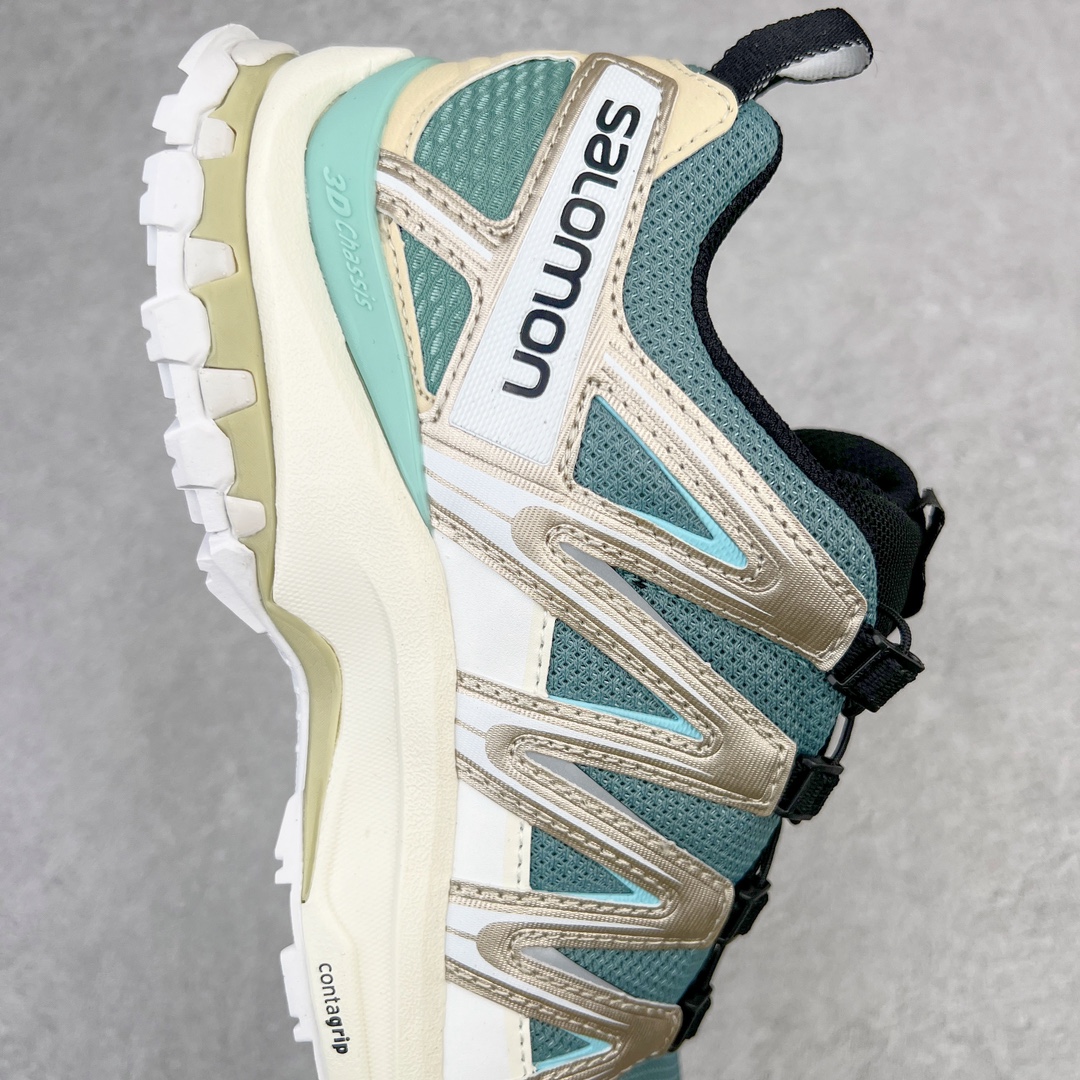 图片[6]-＃GX/绿X 纯原福利 SALOMON XA Pro 3D ADV 萨洛蒙潮流越野机能户外功能鞋 纯原外贸平台特供订单 耗时半年巨作 全套原纸板楦头开发 原厂特供网布配套加持 确保原汁原味 完美呈现版型 原档数据独家私模五层组合大底 男女鞋同步官方开发至46.5 原装Ortholite轻量化鞋垫 中底布带钢印编号 原厂TPU锁扣 进口港宝加持 后跟自然饱满 还原公司包裹性 鞋面采用SENSIFT贴合技术 全方位贴合包裹脚型 鞋跟部鞋底牵引设计 提供强大的抓地性能 更适应野外崎岖不平的道路 其3D ADVANCED CHASSIS底盘 材料轻量大化 钉齿设计更具稳定性 防护性 鞋底易磨损区运用CONTAGRIP高耐磨材料 应对城市硬质路面长距离跑考验 尺码：36 36.5 37.5 38 38.5 39 40 40.5 41 42 42.5 43 44 44.5 45 46 46.5-选品中心