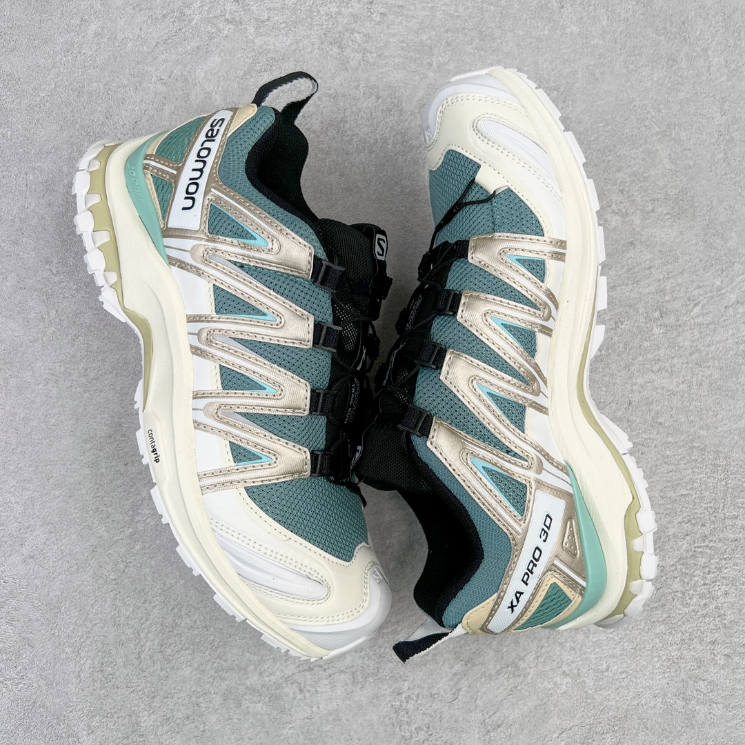 图片[3]-＃GX/绿X 纯原福利 SALOMON XA Pro 3D ADV 萨洛蒙潮流越野机能户外功能鞋 纯原外贸平台特供订单 耗时半年巨作 全套原纸板楦头开发 原厂特供网布配套加持 确保原汁原味 完美呈现版型 原档数据独家私模五层组合大底 男女鞋同步官方开发至46.5 原装Ortholite轻量化鞋垫 中底布带钢印编号 原厂TPU锁扣 进口港宝加持 后跟自然饱满 还原公司包裹性 鞋面采用SENSIFT贴合技术 全方位贴合包裹脚型 鞋跟部鞋底牵引设计 提供强大的抓地性能 更适应野外崎岖不平的道路 其3D ADVANCED CHASSIS底盘 材料轻量大化 钉齿设计更具稳定性 防护性 鞋底易磨损区运用CONTAGRIP高耐磨材料 应对城市硬质路面长距离跑考验 尺码：36 36.5 37.5 38 38.5 39 40 40.5 41 42 42.5 43 44 44.5 45 46 46.5-选品中心