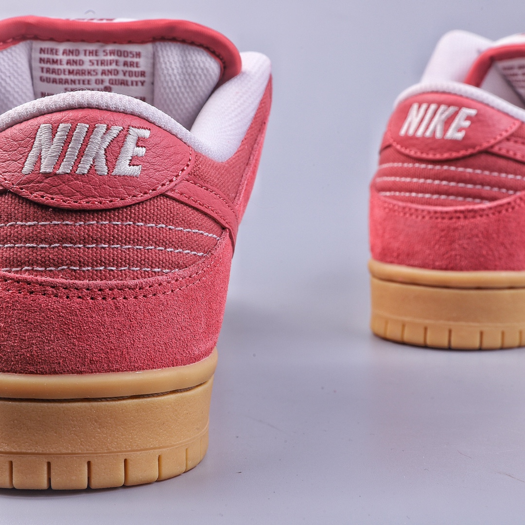 01 Nike SB Dunk Low Pro QS ”Adobe” dunk series low-top casual sports skateboard shoes ”red brick soil embryo raw rubber” DV5429-600