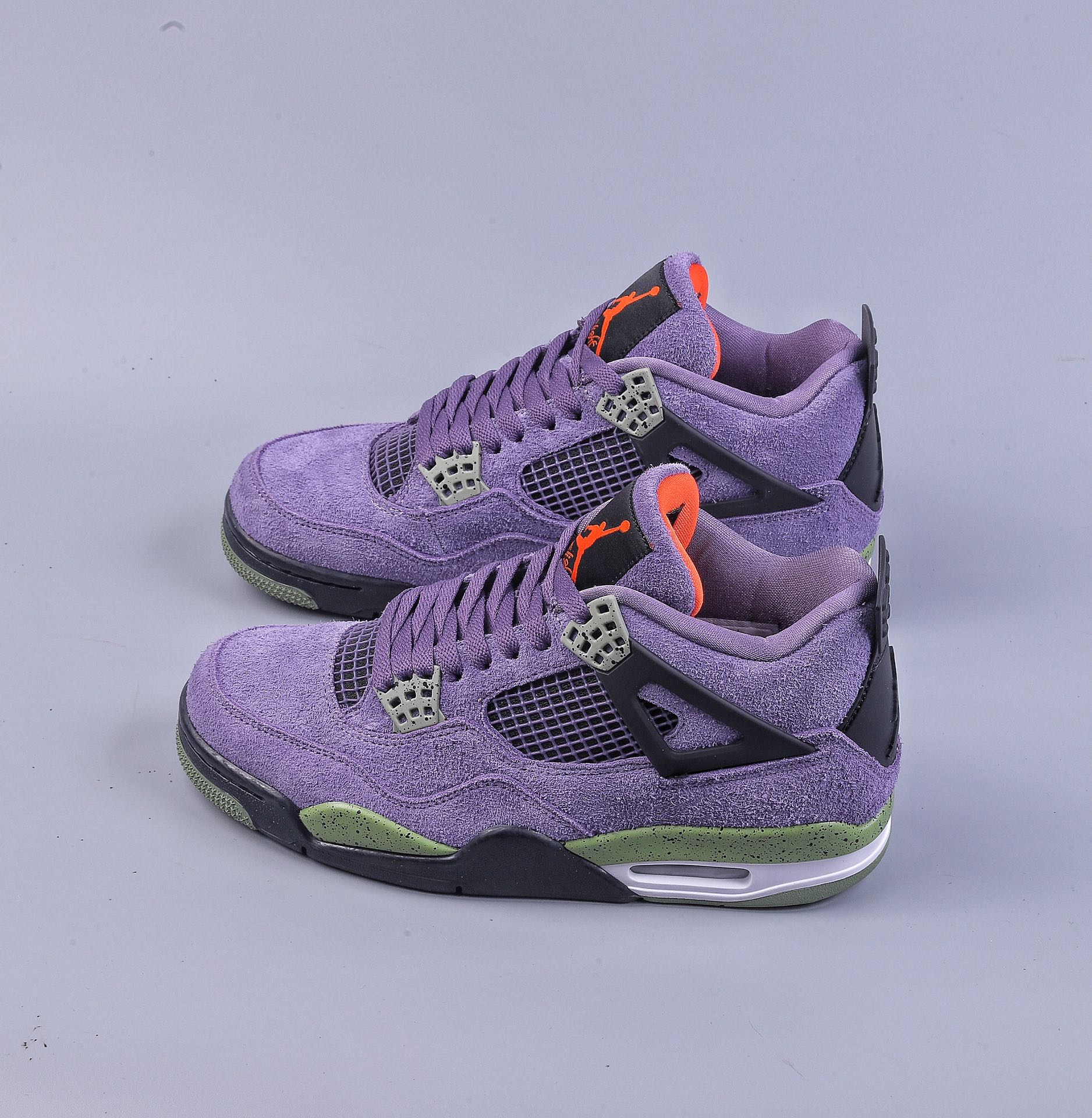 PB Air Jordan 4 Retro ”Canyon Purple” AJ4 Joe 4 purple suede basketball shoes AQ9129-500