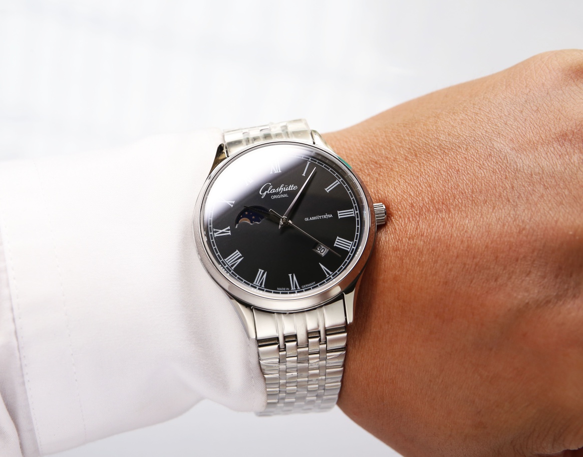 Luxury Men’s Watch: Grasuti Sun & Moon Star Series with Custom 821 Cores - 图片 3