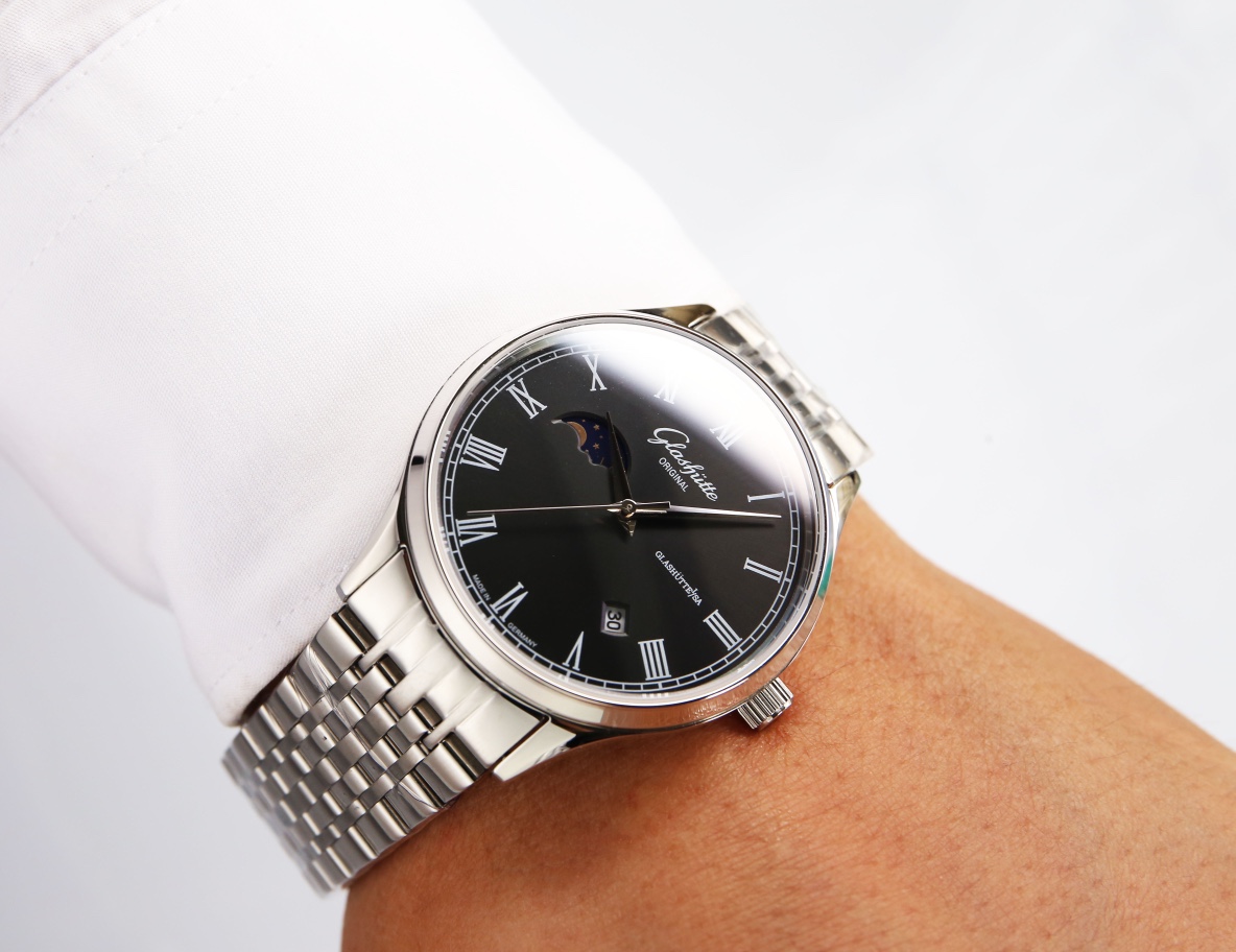 Luxury Men’s Watch: Grasuti Sun & Moon Star Series with Custom 821 Cores - 图片 5