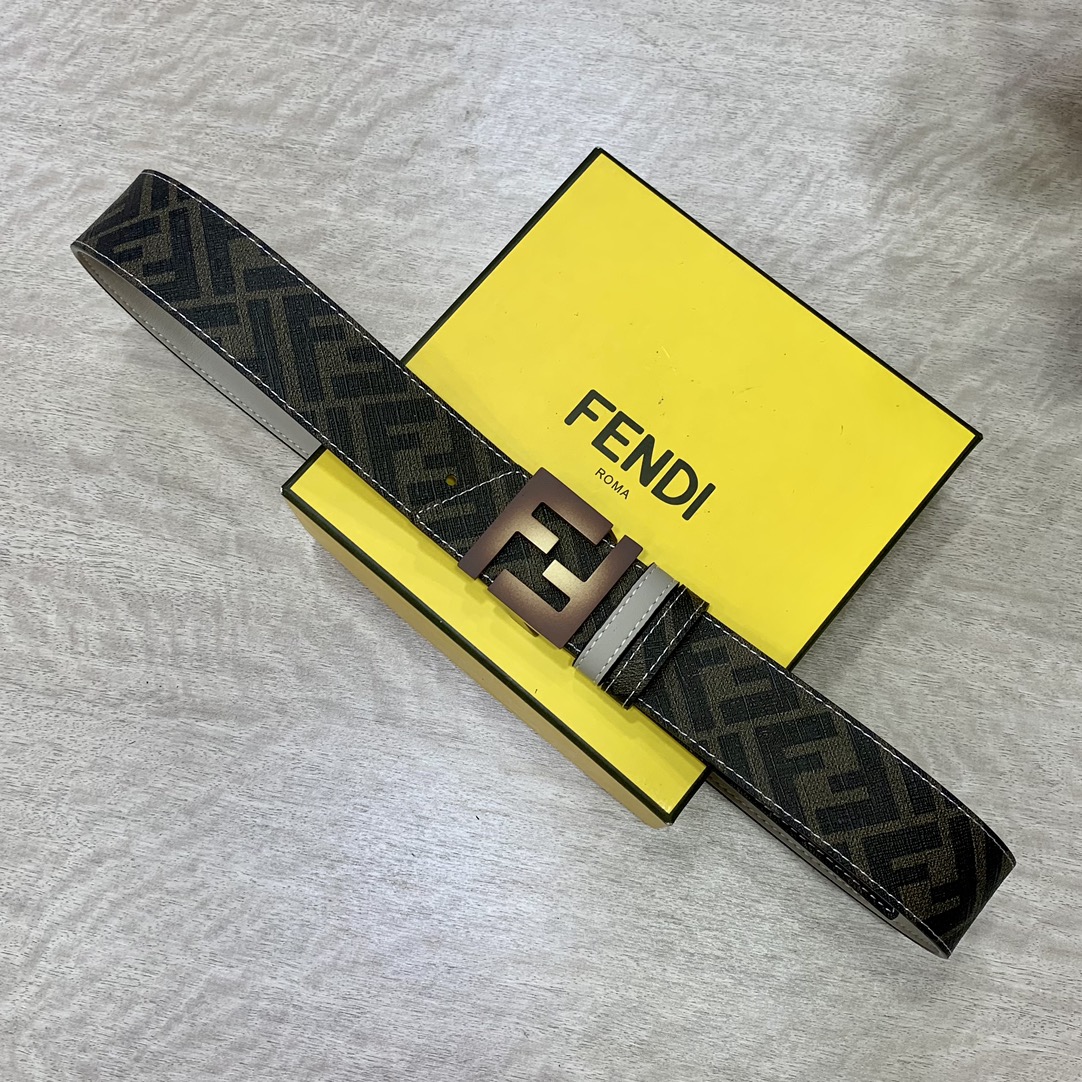 FENDI芬迪专柜同款宽4.0CM双