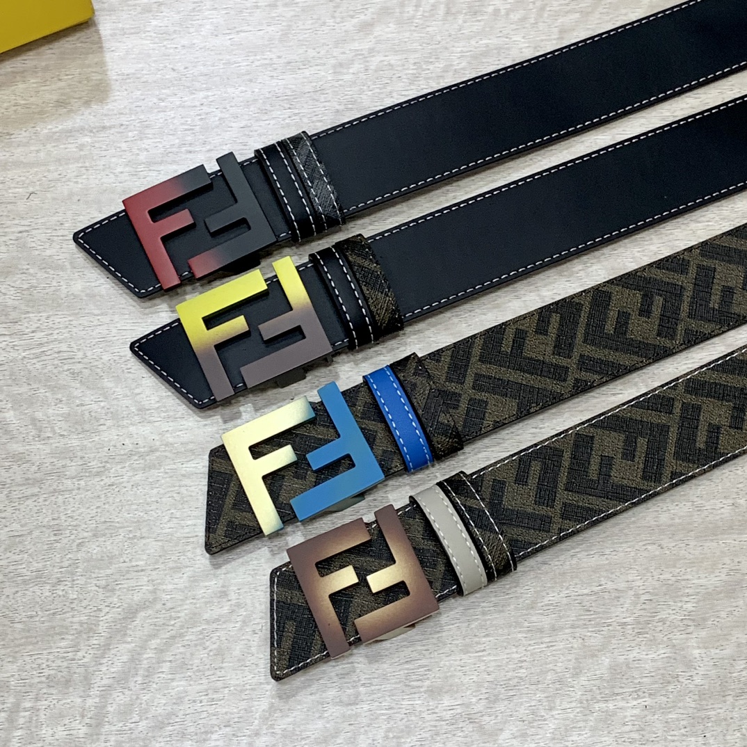 FENDI芬迪专柜同款宽4.0CM双