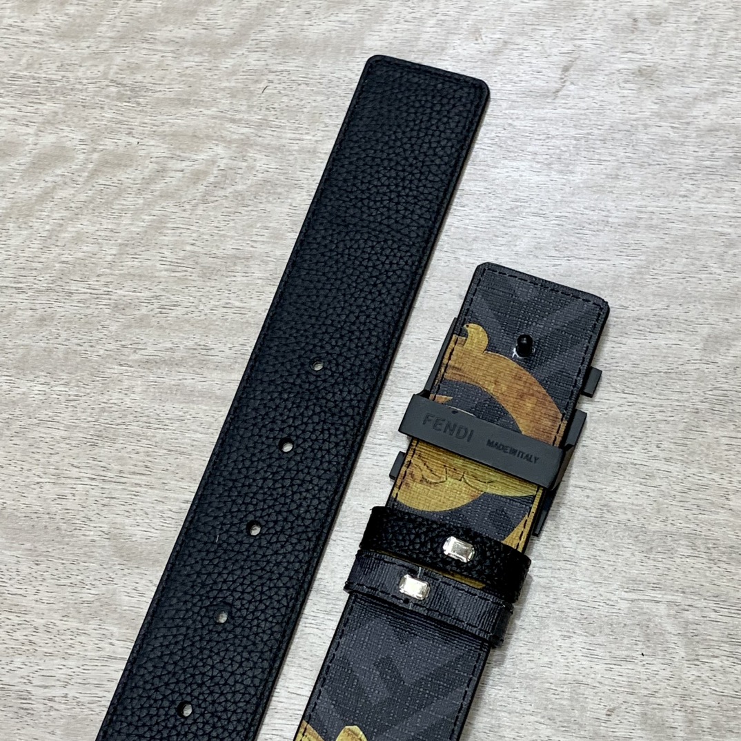 FENDI芬迪专柜同款宽4.0CM双