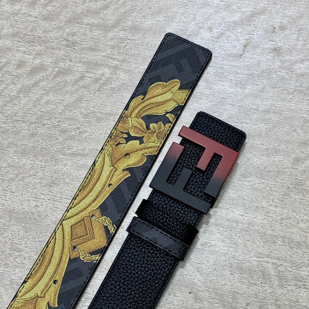 FENDI芬迪专柜同款宽4.0CM双