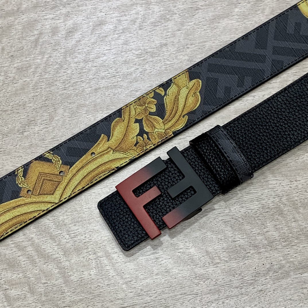 FENDI芬迪专柜同款宽4.0CM双