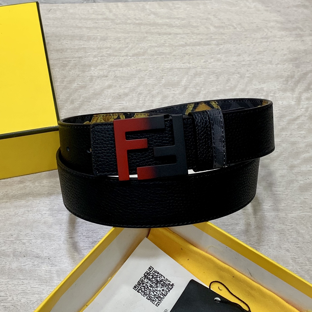 FENDI芬迪专柜同款宽4.0CM双