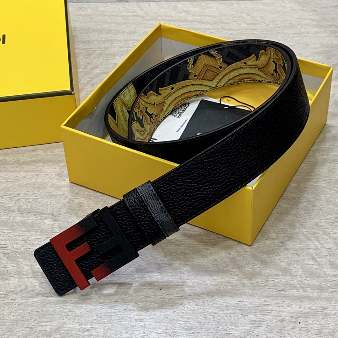 FENDI芬迪专柜同款宽4.0CM双