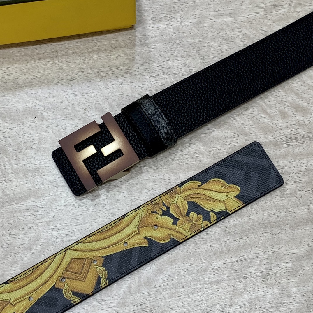 FENDI芬迪专柜同款宽4.0CM双