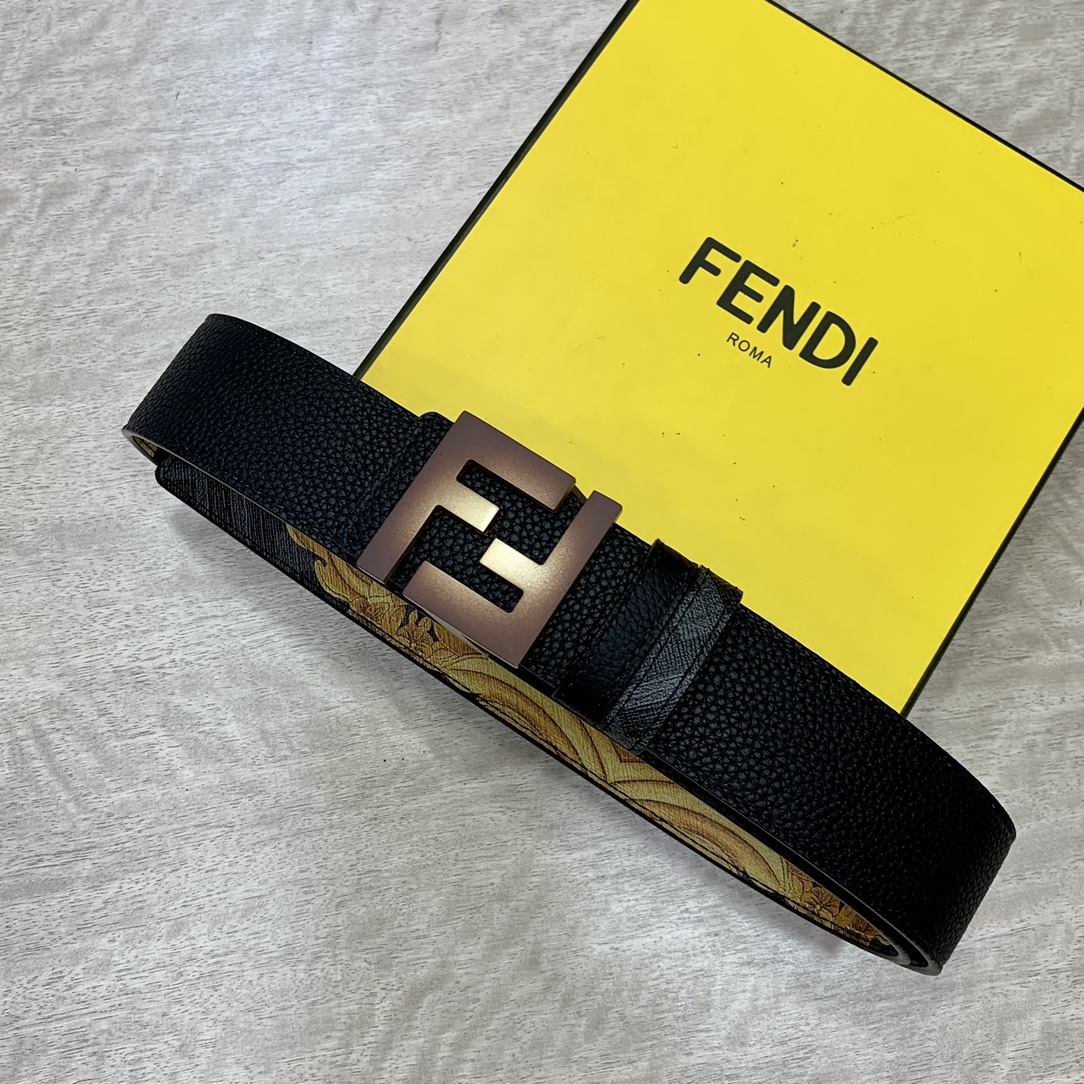 FENDI芬迪专柜同款宽4.0CM双