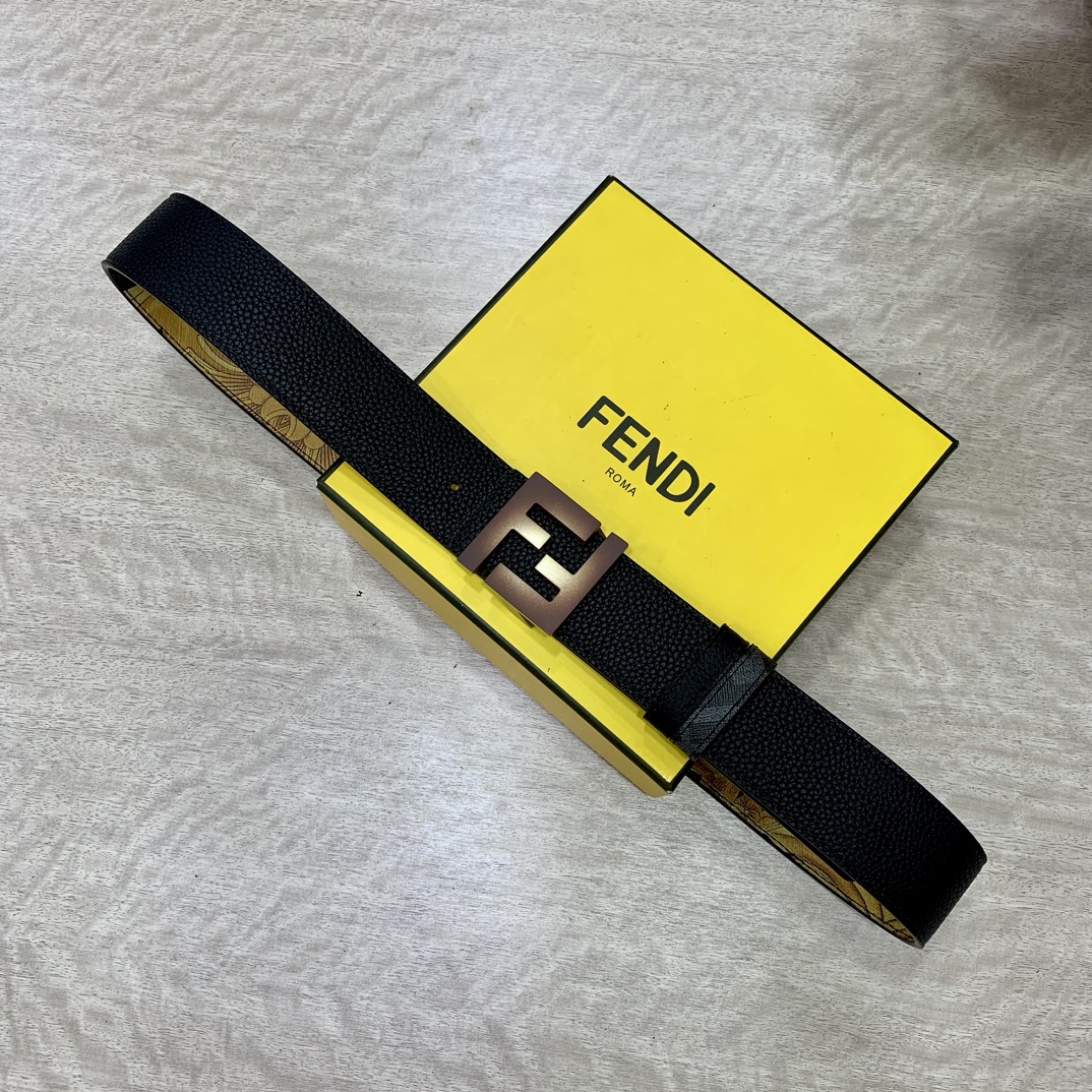FENDI芬迪专柜同款宽4.0CM双
