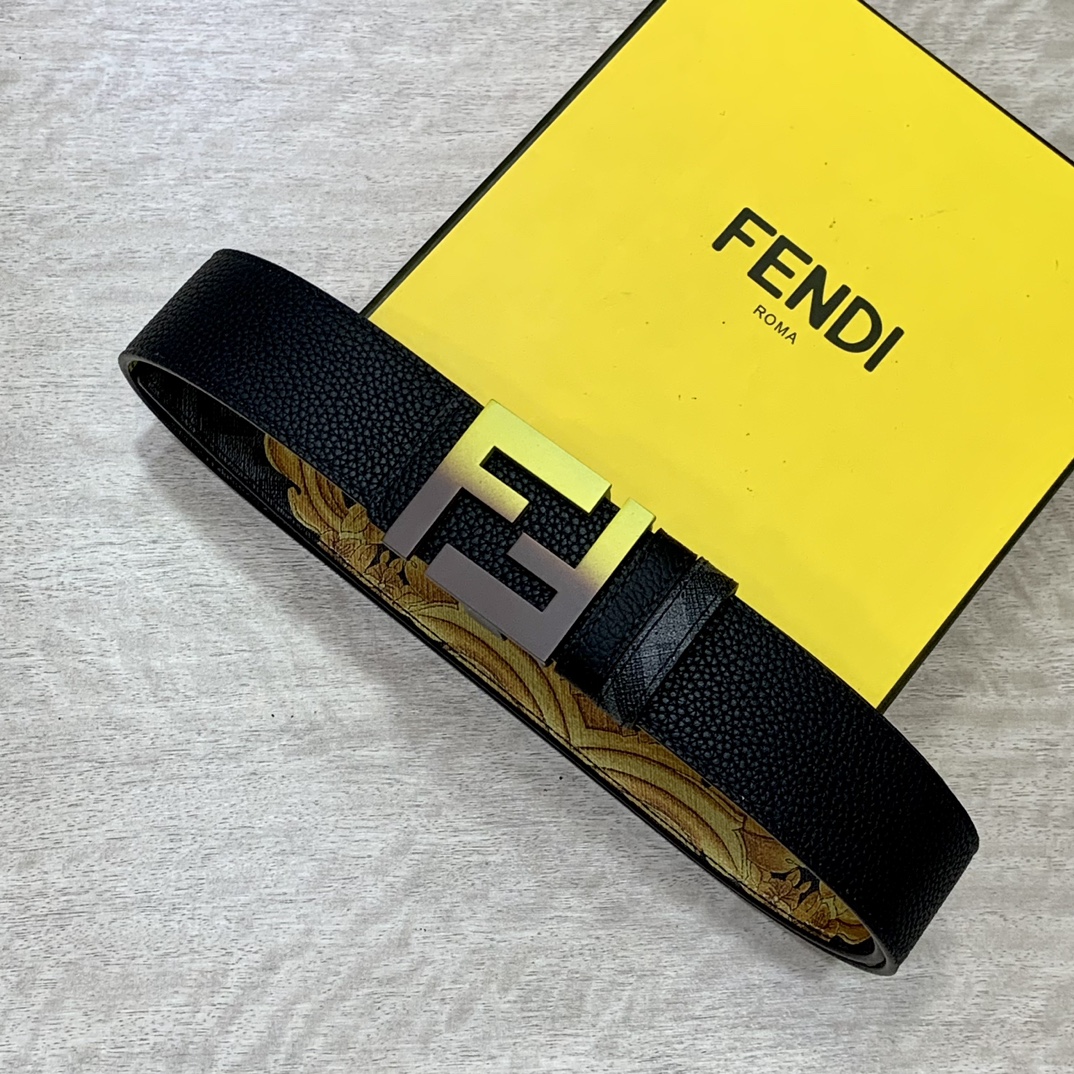 FENDI芬迪专柜同款宽4.0CM双