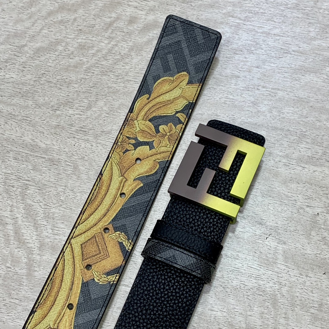 FENDI芬迪专柜同款宽4.0CM双