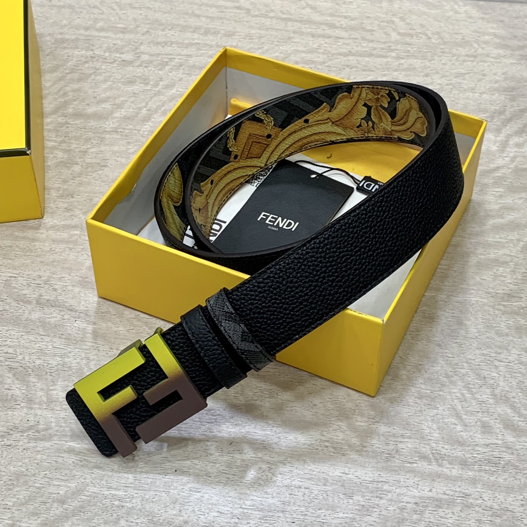 FENDI芬迪专柜同款宽4.0CM双