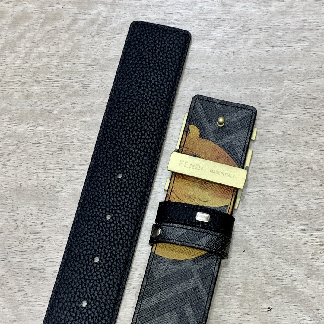 FENDI芬迪专柜同款宽4.0CM双