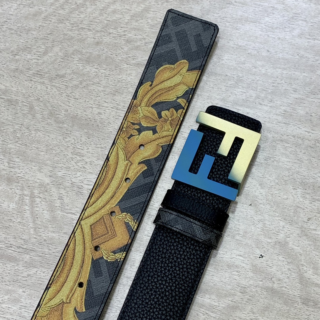 FENDI芬迪专柜同款宽4.0CM双