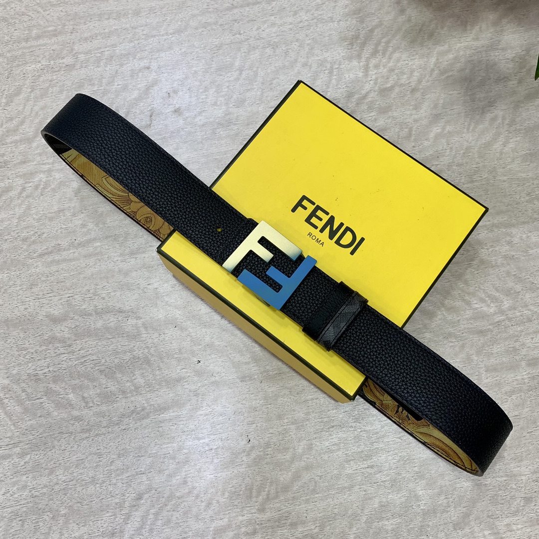 FENDI芬迪专柜同款宽4.0CM双