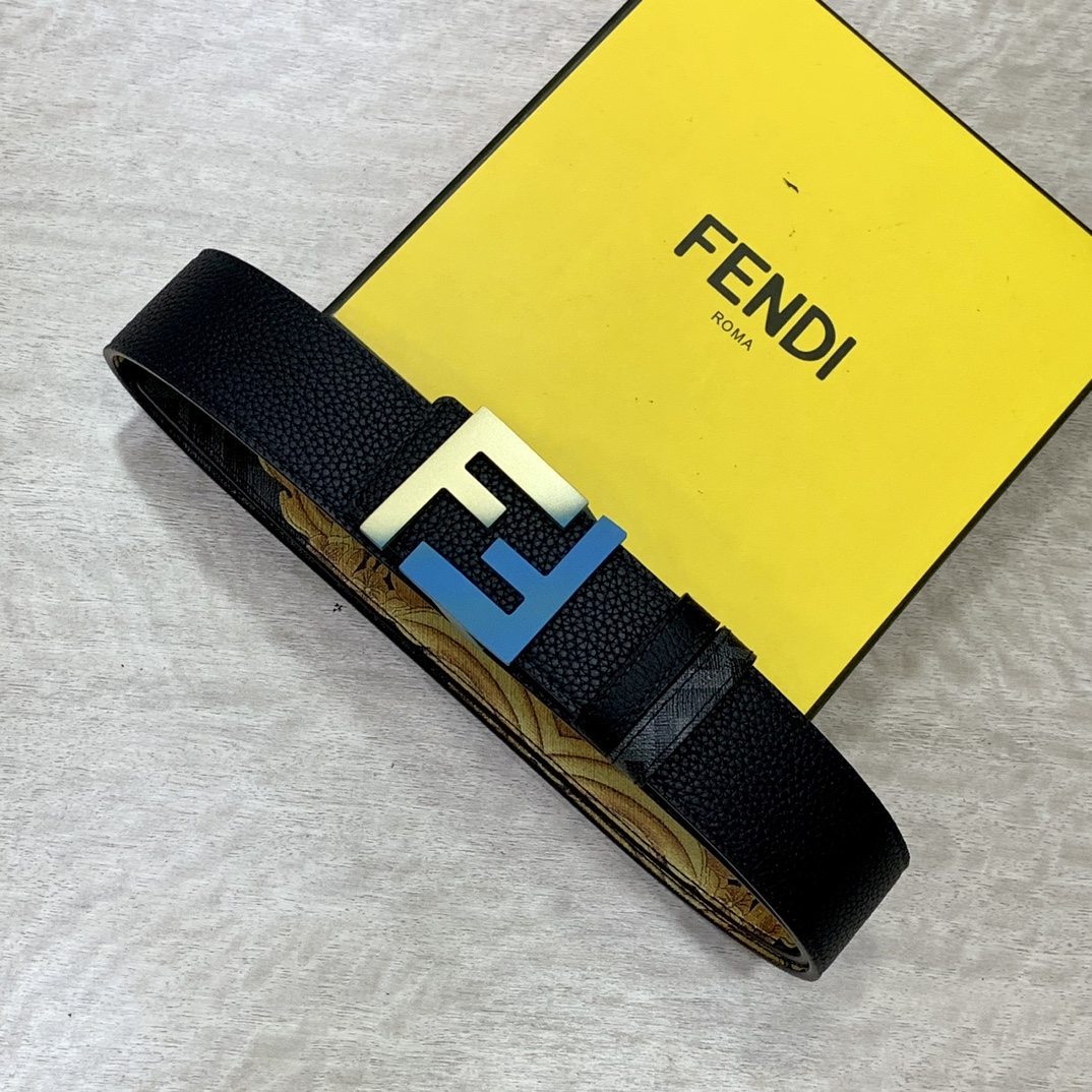 FENDI芬迪专柜同款宽4.0CM双