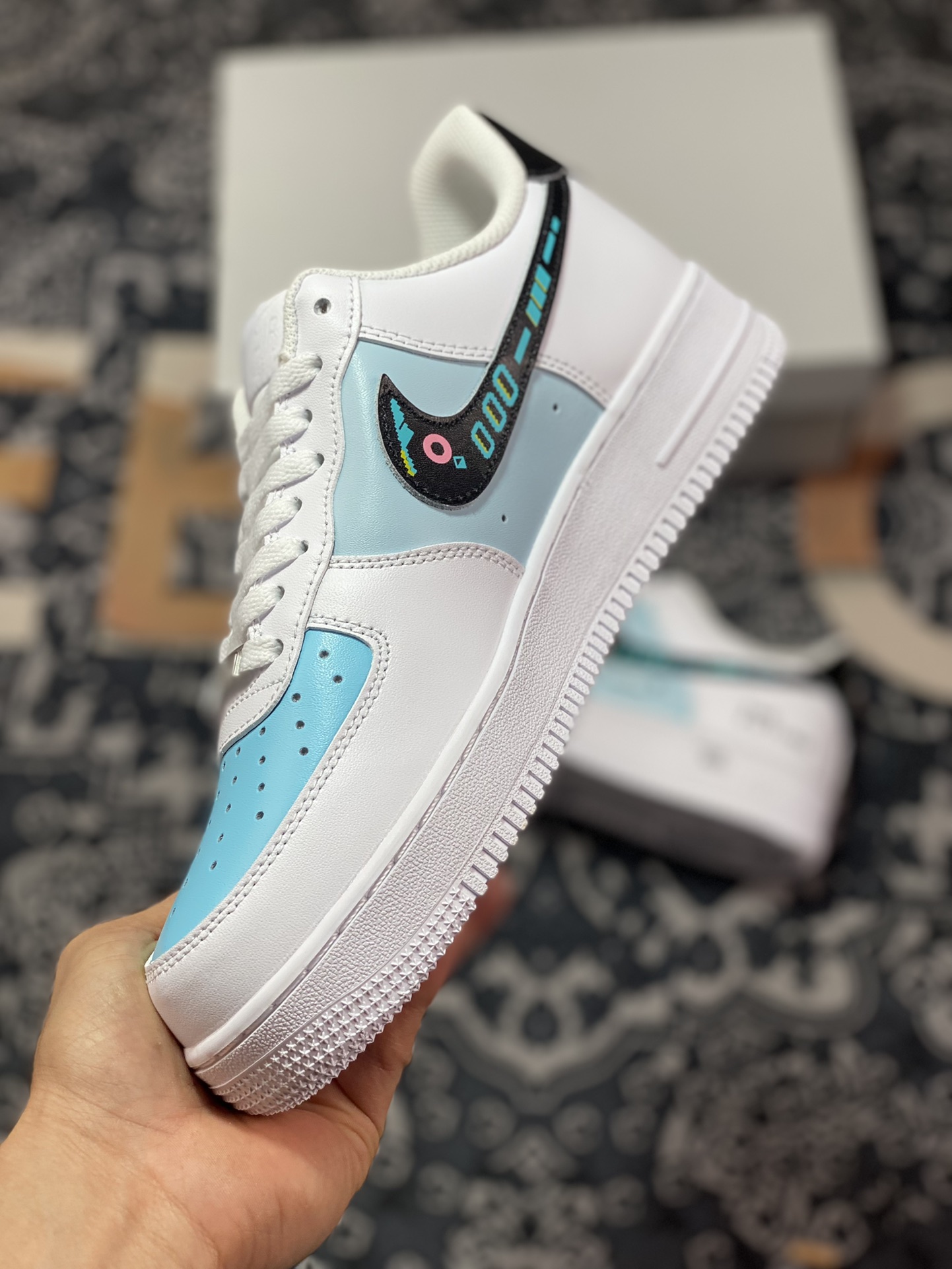 Official popular custom game theme Nike Air Force 1 Low '07 Cyberpunk 2077 CW2288-111