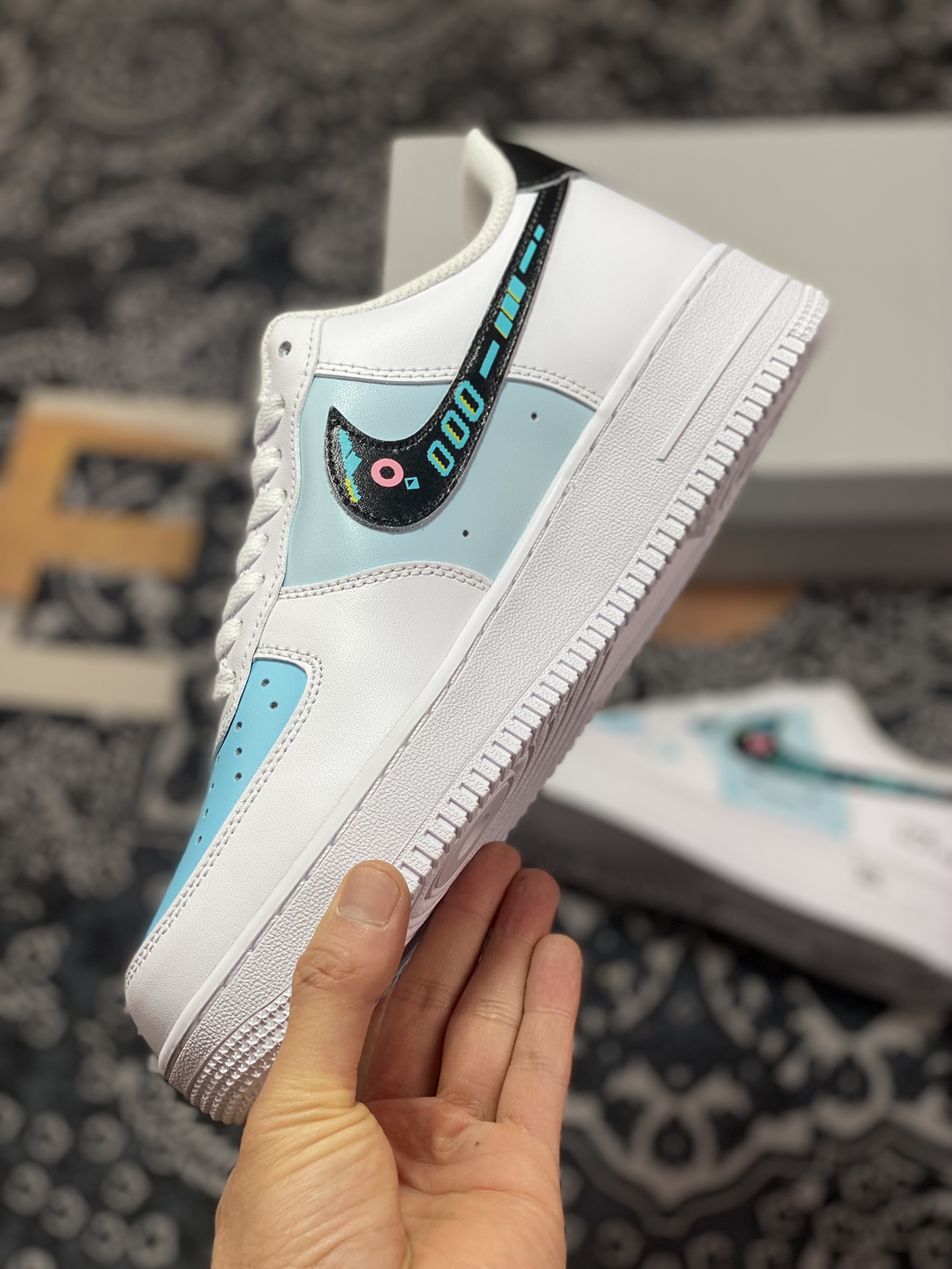 Official popular custom game theme Nike Air Force 1 Low '07 Cyberpunk 2077 CW2288-111