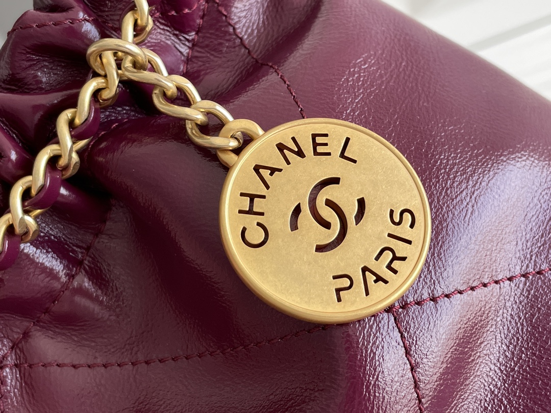 🌼现货 白金版▪️正品级 包装如图𝗖𝗵𝗮𝗻𝗲𝟭 𝟮𝟯𝗦春夏｜𝖬𝗂𝗇𝗂 𝟤𝟤𝖡𝖺𝗀 火龙果色专柜售价𝟥𝟪𝟤