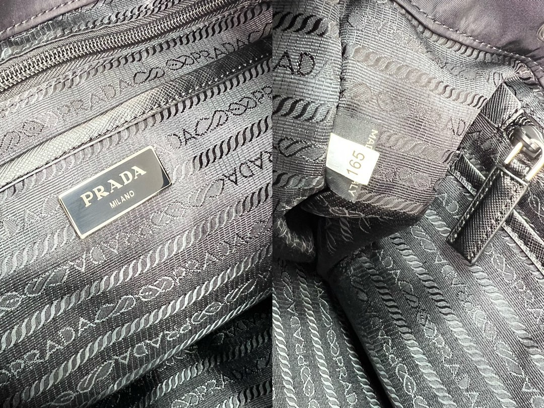❤️升级版带小包1BZ811,原厂顶级货,采用进口降落伞布料+十字纹牛皮+顶级五金,时尚+永久不过时,长