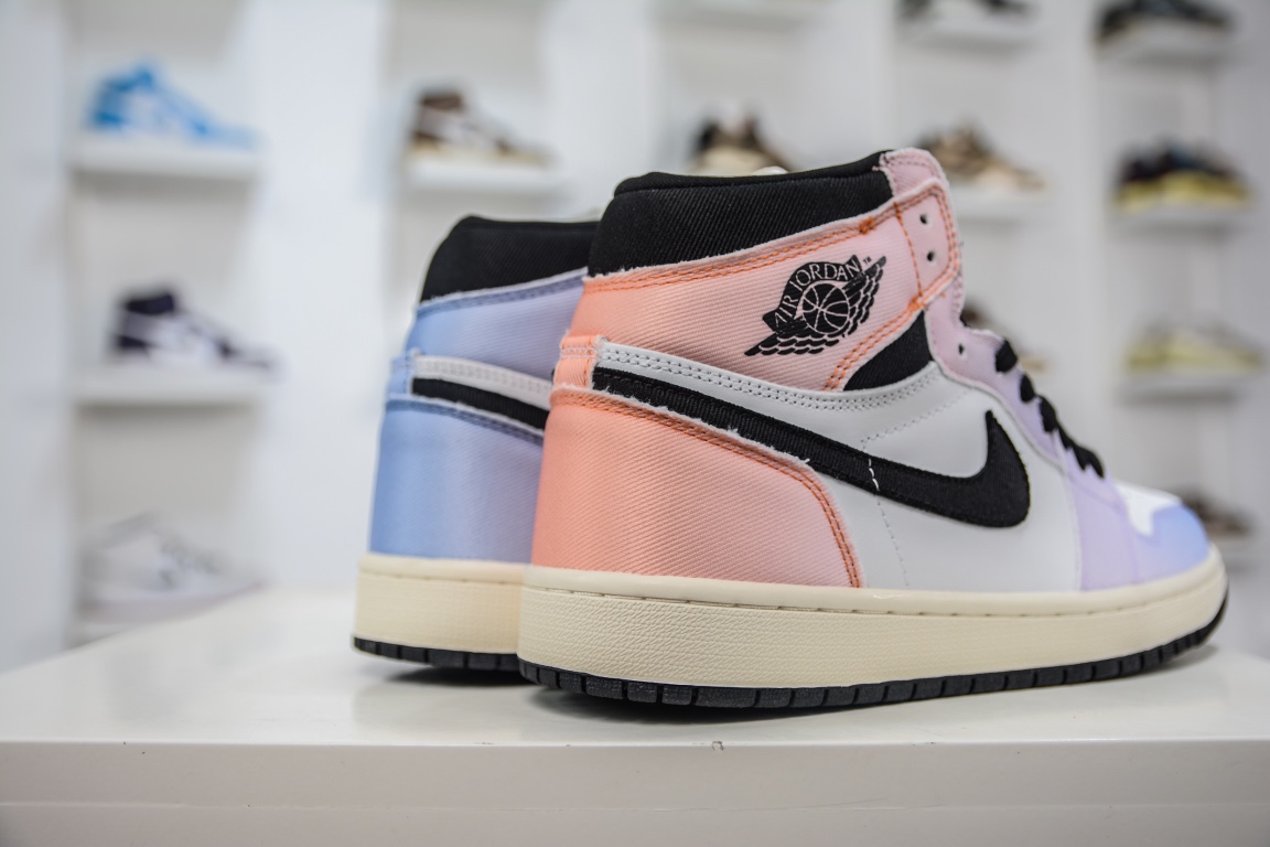 Air Jordan 1 High ”Craft” Skyline White and Purple Gradient DX0054-805