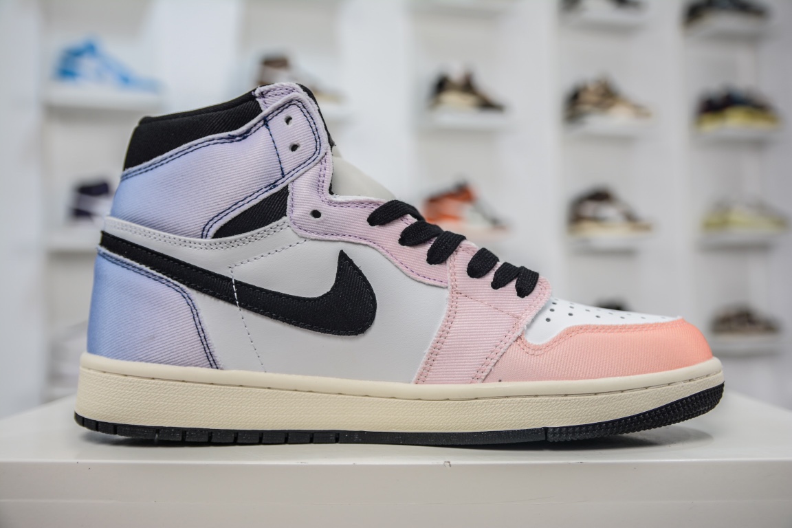 Air Jordan 1 High ”Craft” Skyline White and Purple Gradient DX0054-805