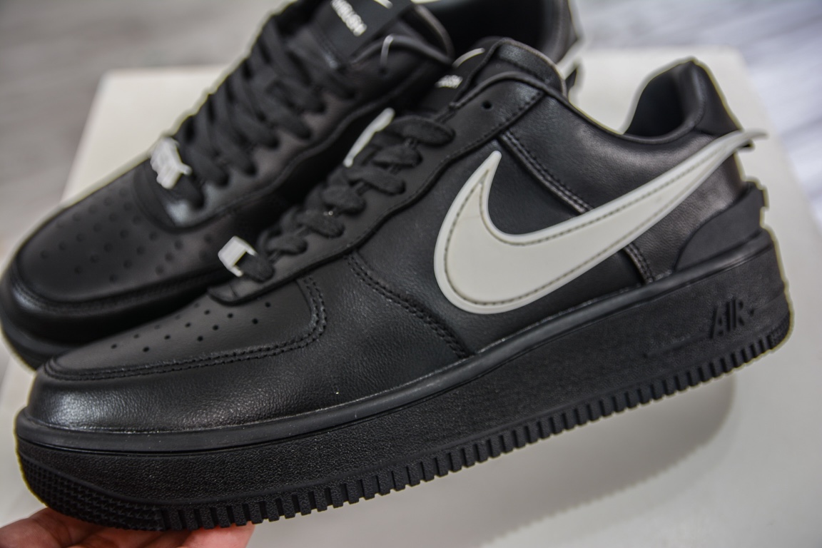 Upgraded version of Ambush x Nike Air Force 1 Low Black DV3464-001