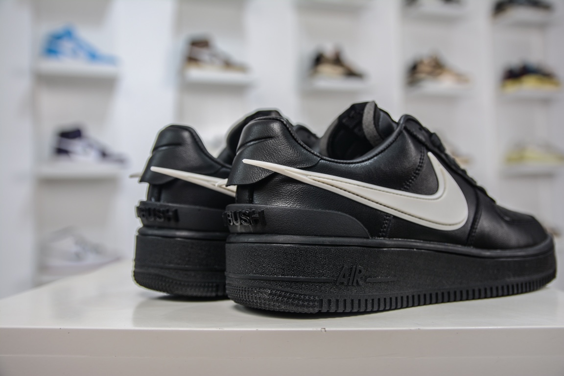 Upgraded version of Ambush x Nike Air Force 1 Low Black DV3464-001