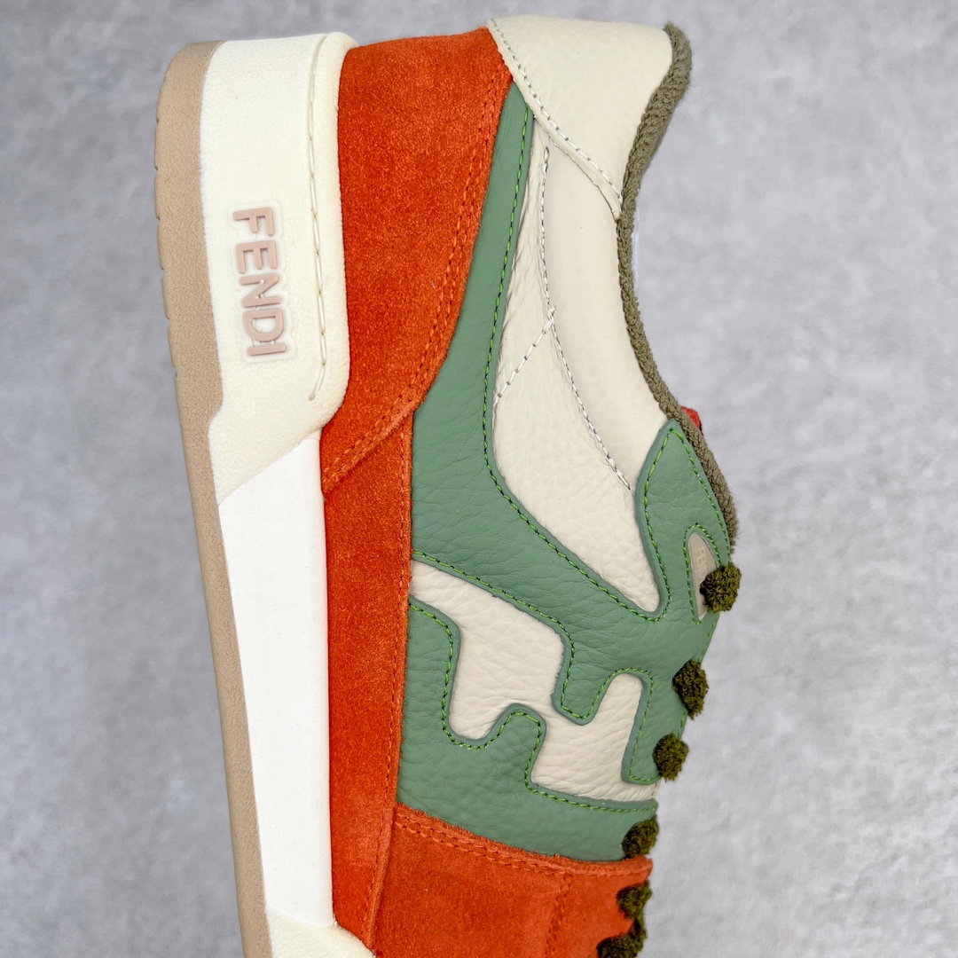 图片[6]-＃S版纯原 FENDI 芬迪 Match sneaters低帮运动鞋 独家定制 全身20几个细节点全部做到一致还原 吊打市面所有版本 独家原装套装配件官方同源 渠道原装订单 全套专柜包装物及配件#鞋底嵌入核心防伪芯片感应装置 FENDI芬迪match最新爆款情侣款运动鞋板鞋原版购入 高工艺无缝细空胶技术 贴楦误差0.05mm,鞋底采用固特异内外锁死工艺 最大限度弯折永不开胶 原鞋一致效果环保无味 鞋面采用麂皮和皮革拼接组合 logo内里采用毛巾绒里 上脚超级柔软 轻便 舒适搭配卫衣 尺码：35 36 37 38 39 40 41 42 43 44 45-选品中心