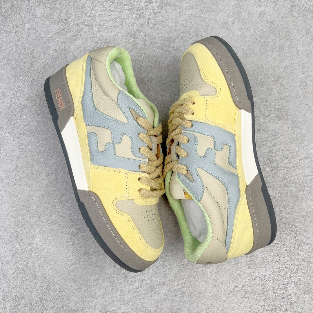 图片[3]-＃S版纯原 FENDI 芬迪 Match sneaters低帮运动鞋 独家定制 全身20几个细节点全部做到一致还原 吊打市面所有版本 独家原装套装配件官方同源 渠道原装订单 全套专柜包装物及配件#鞋底嵌入核心防伪芯片感应装置 FENDI芬迪match最新爆款情侣款运动鞋板鞋原版购入 高工艺无缝细空胶技术 贴楦误差0.05mm,鞋底采用固特异内外锁死工艺 最大限度弯折永不开胶 原鞋一致效果环保无味 鞋面采用麂皮和皮革拼接组合 logo内里采用毛巾绒里 上脚超级柔软 轻便 舒适搭配卫衣 尺码：35 36 37 38 39 40 41 42 43 44 45-选品中心