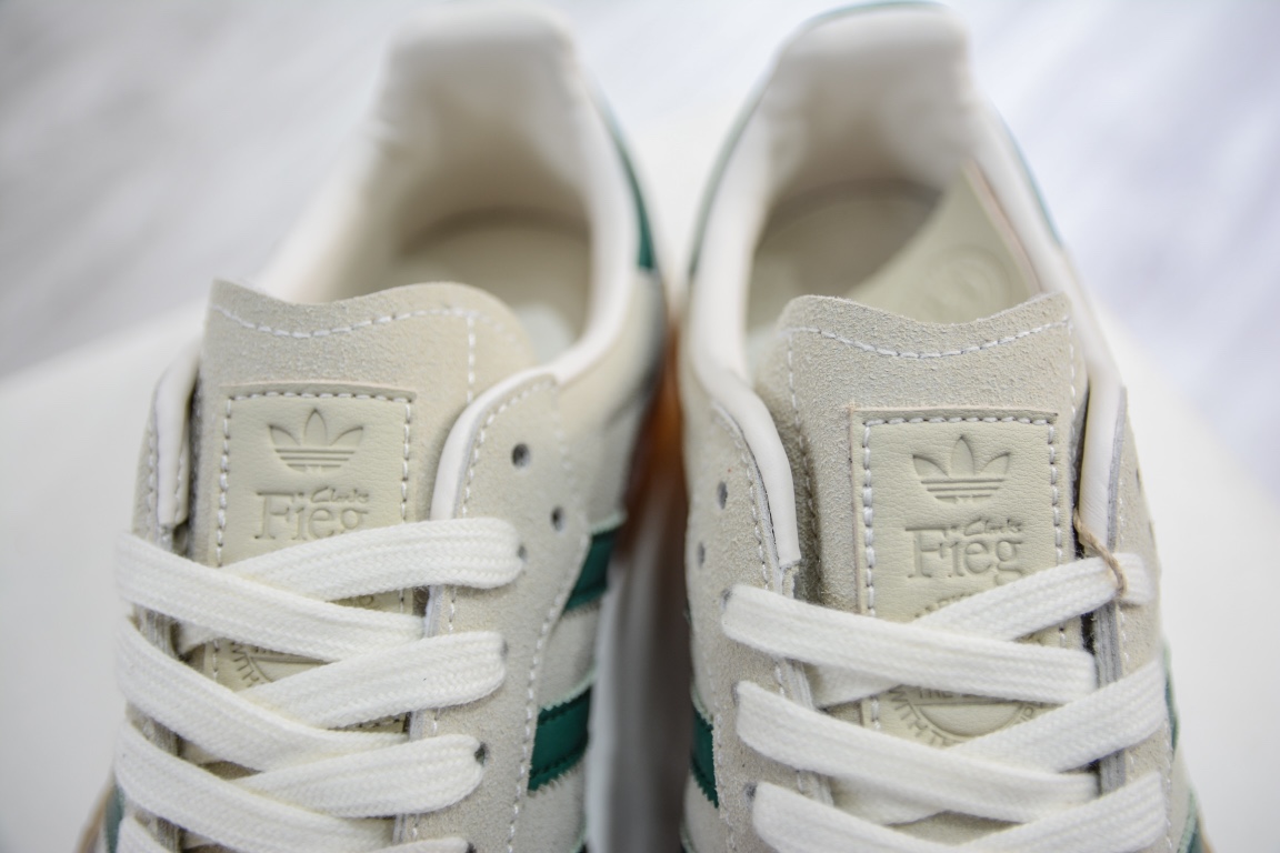 Kith x Clarks x Adidas Originals 8th Street Samba ”Chalk White” Original version ID7297