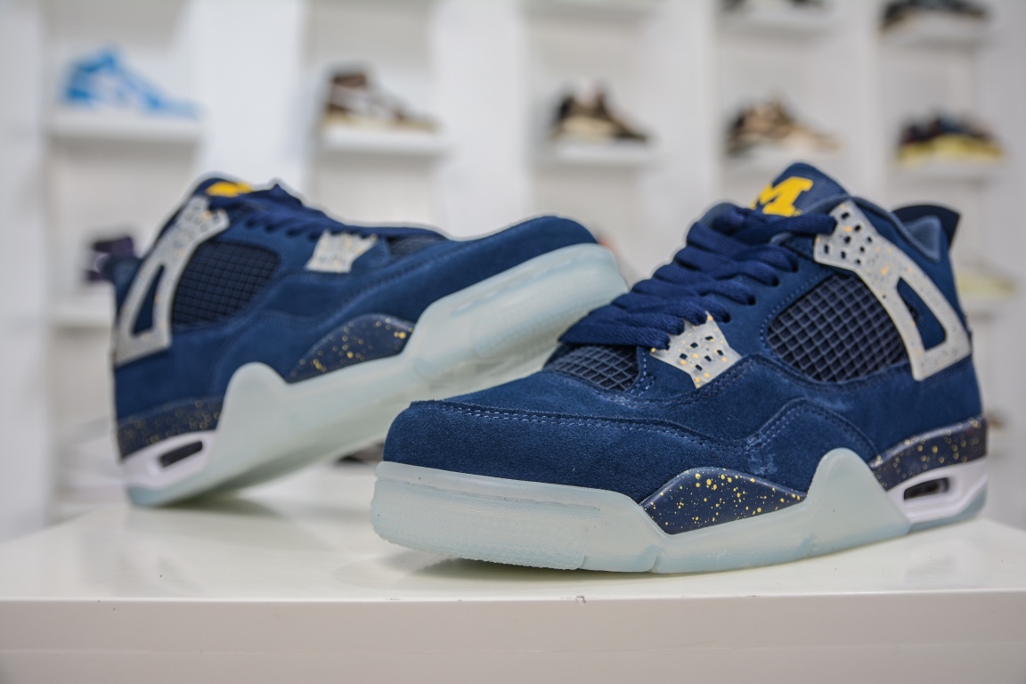 PB version Air Jordan AJ4 Retro University of Michigan AJ4 1036660