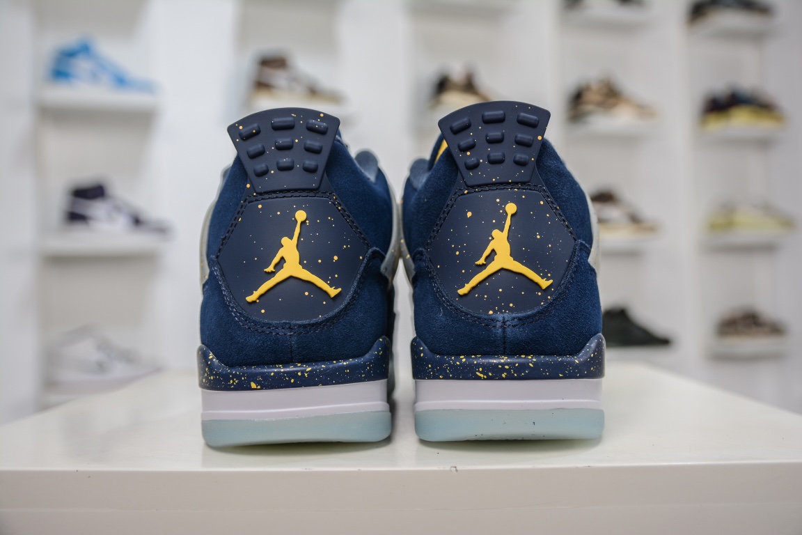 PB version Air Jordan AJ4 Retro University of Michigan AJ4 1036660