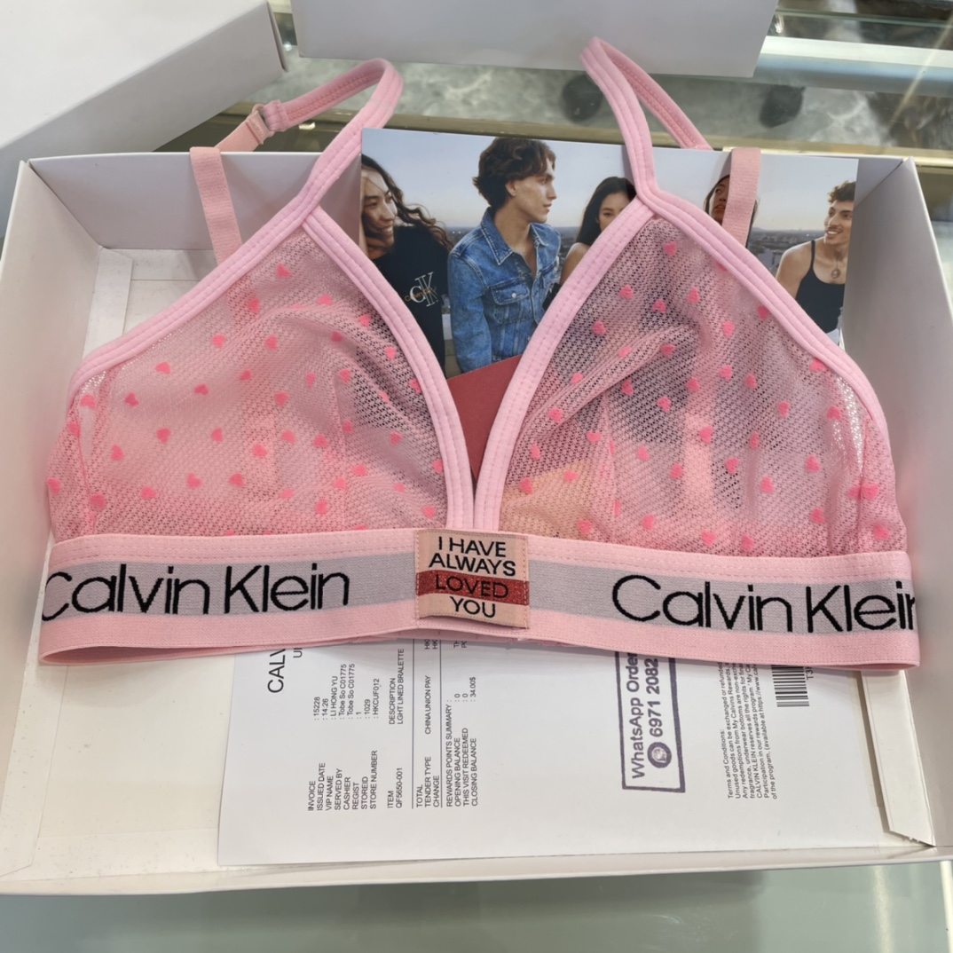 Calvin Klein Women's Valentine's Day Pink Bra and Panties Lingerie Set 10 i1683213782 5192 0