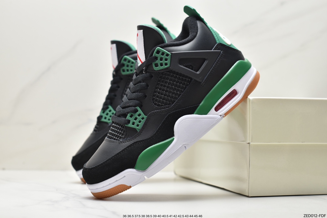 Air Jordan 4 Retro Jordan 4th generation pure original factory produced Air Jordan AJ4 Retro original last original cardboard