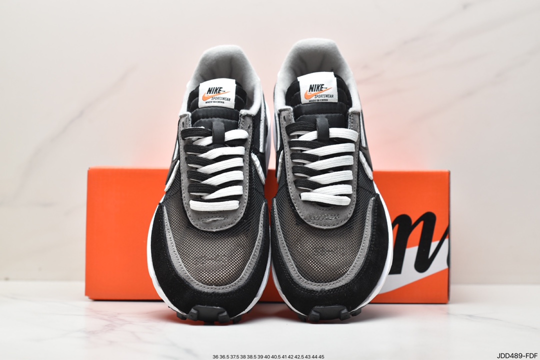 120 Fragment design x Sacai x Nike LDV Waffle Daybreak 藤原浩闪电三方联名深 DH2684-400