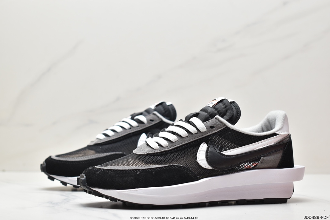 120 Fragment design x Sacai x Nike LDV Waffle Daybreak 藤原浩闪电三方联名深 DH2684-400