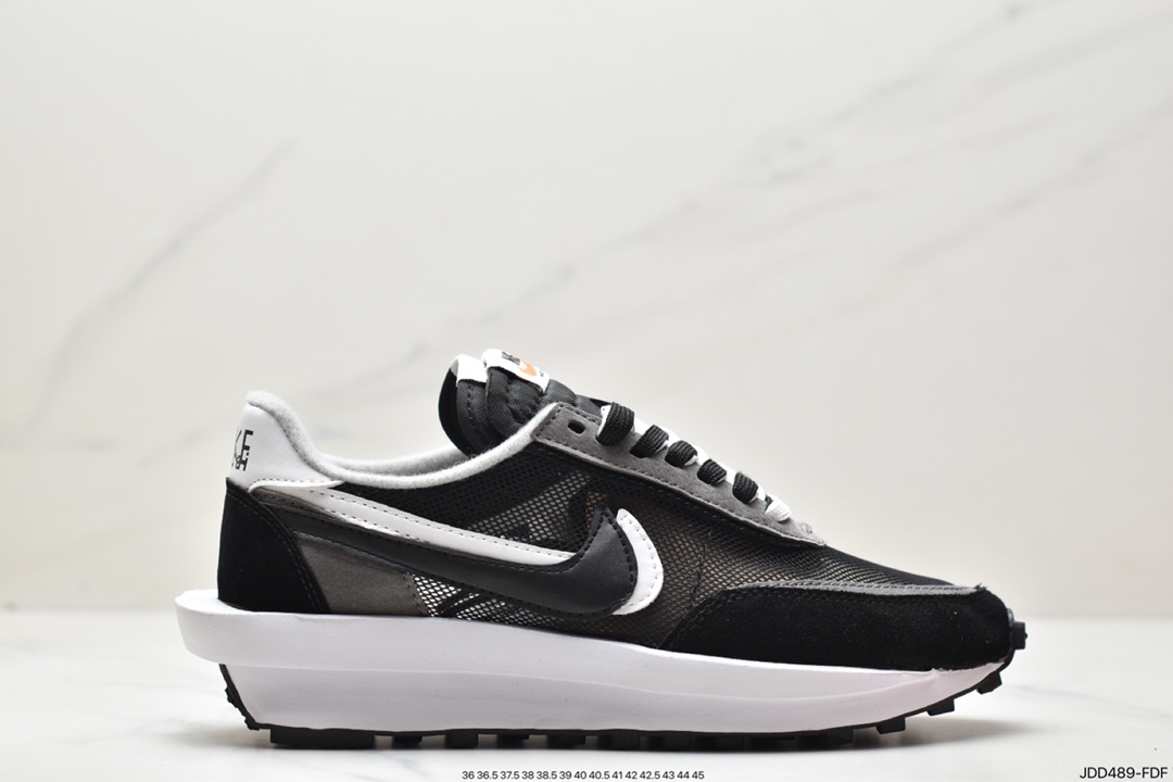 120 Fragment design x Sacai x Nike LDV Waffle Daybreak 藤原浩闪电三方联名深 DH2684-400
